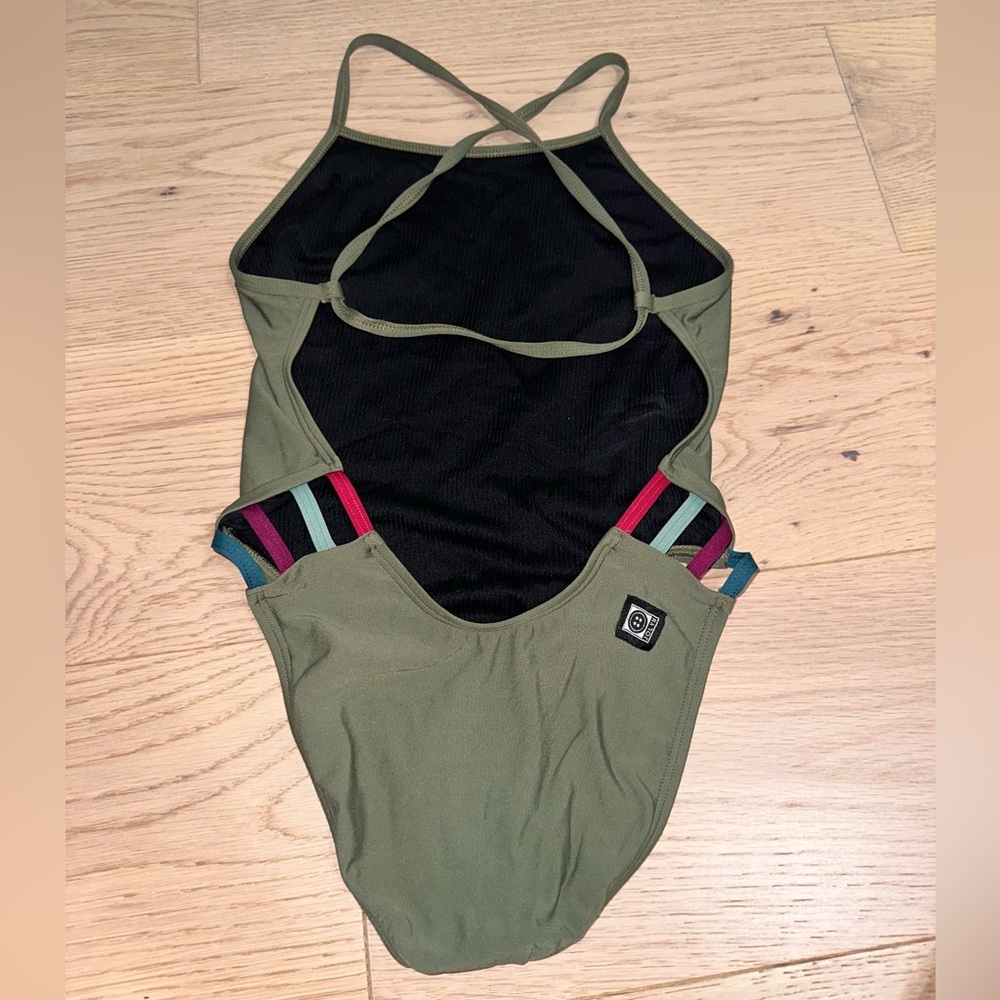 jolyn army green onesie